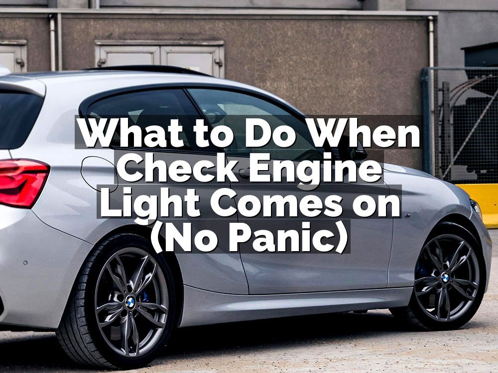 What to Do When Check Engine Light Comes on (No Panic)