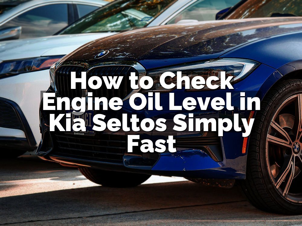 How to Check Engine Oil Level in Kia Seltos Simply Fast