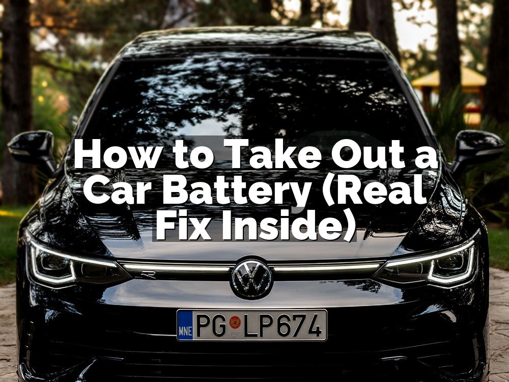 How to Take Out a Car Battery (Real Fix Inside)